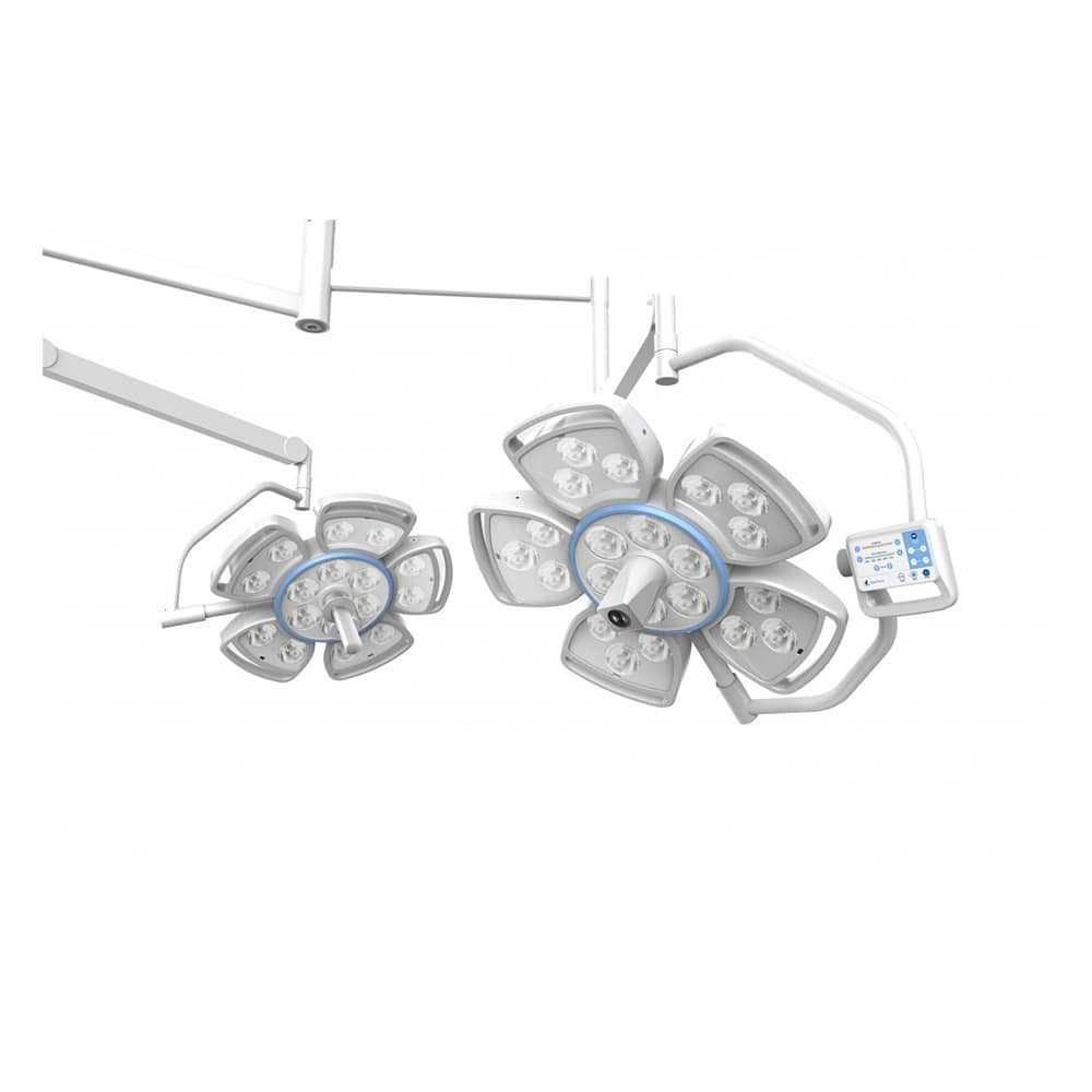 Lampara doble led para quirófano heald force modelo 750