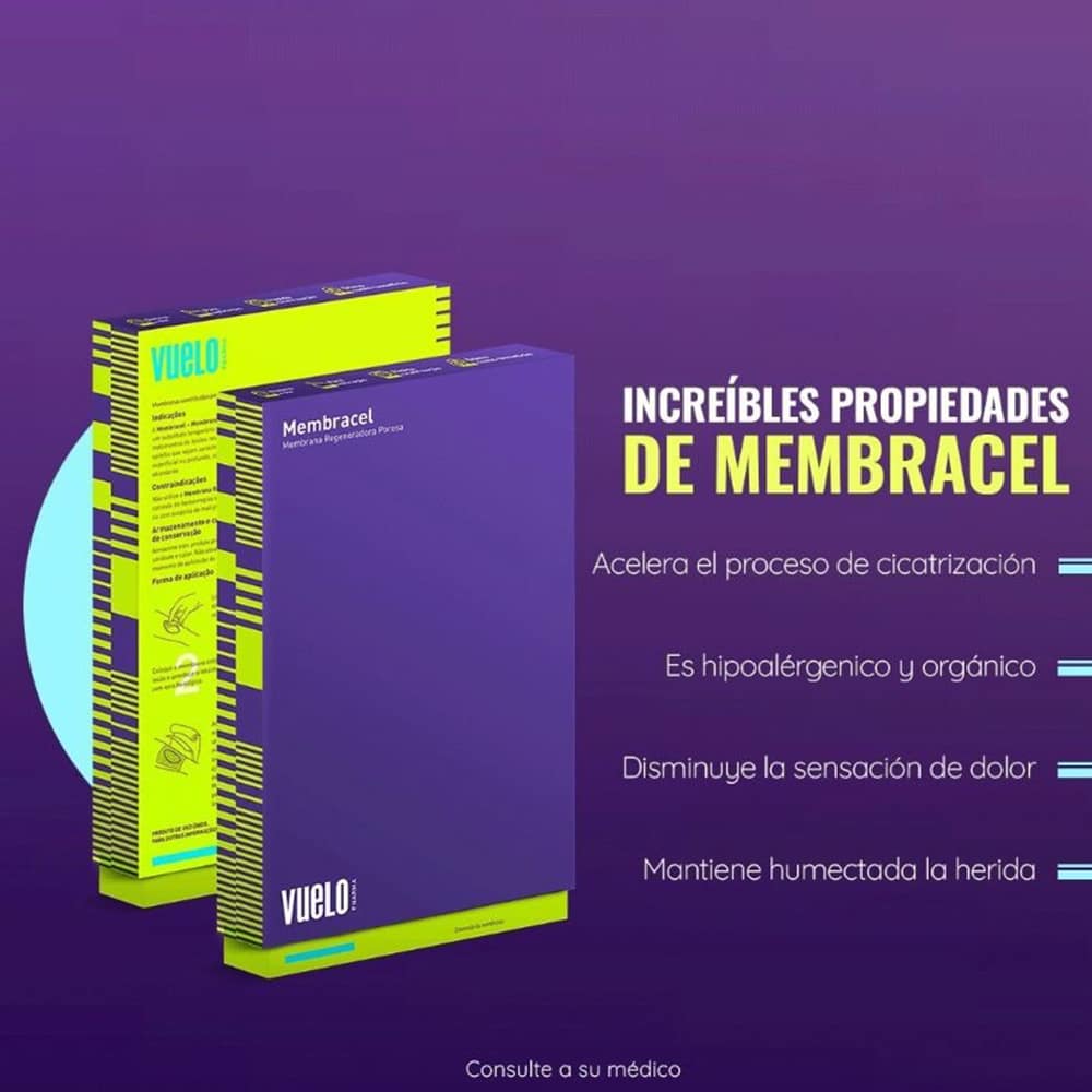 Membracel membrana regeneradora porosa 5 x 7.5 cm. pieza - Image 11