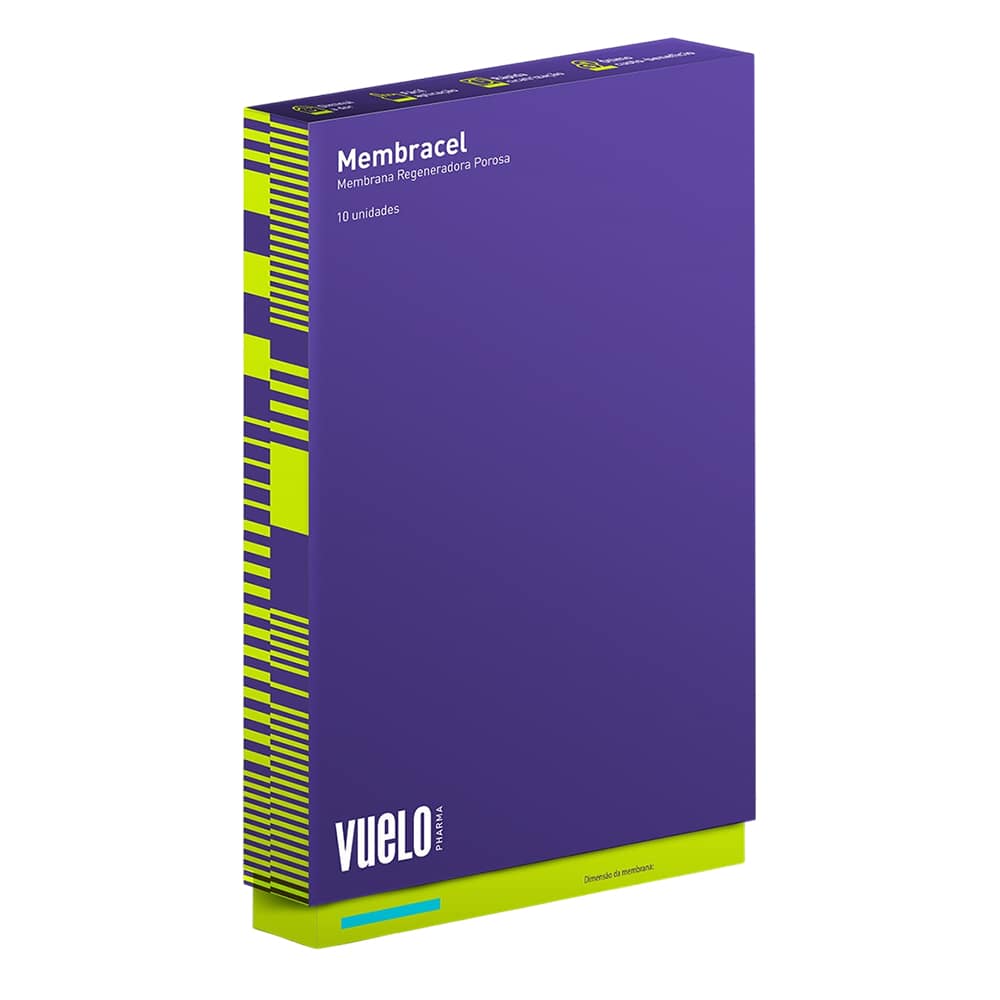 Membracel membrana regeneradora porosa 5 x 7.5 cm. pieza