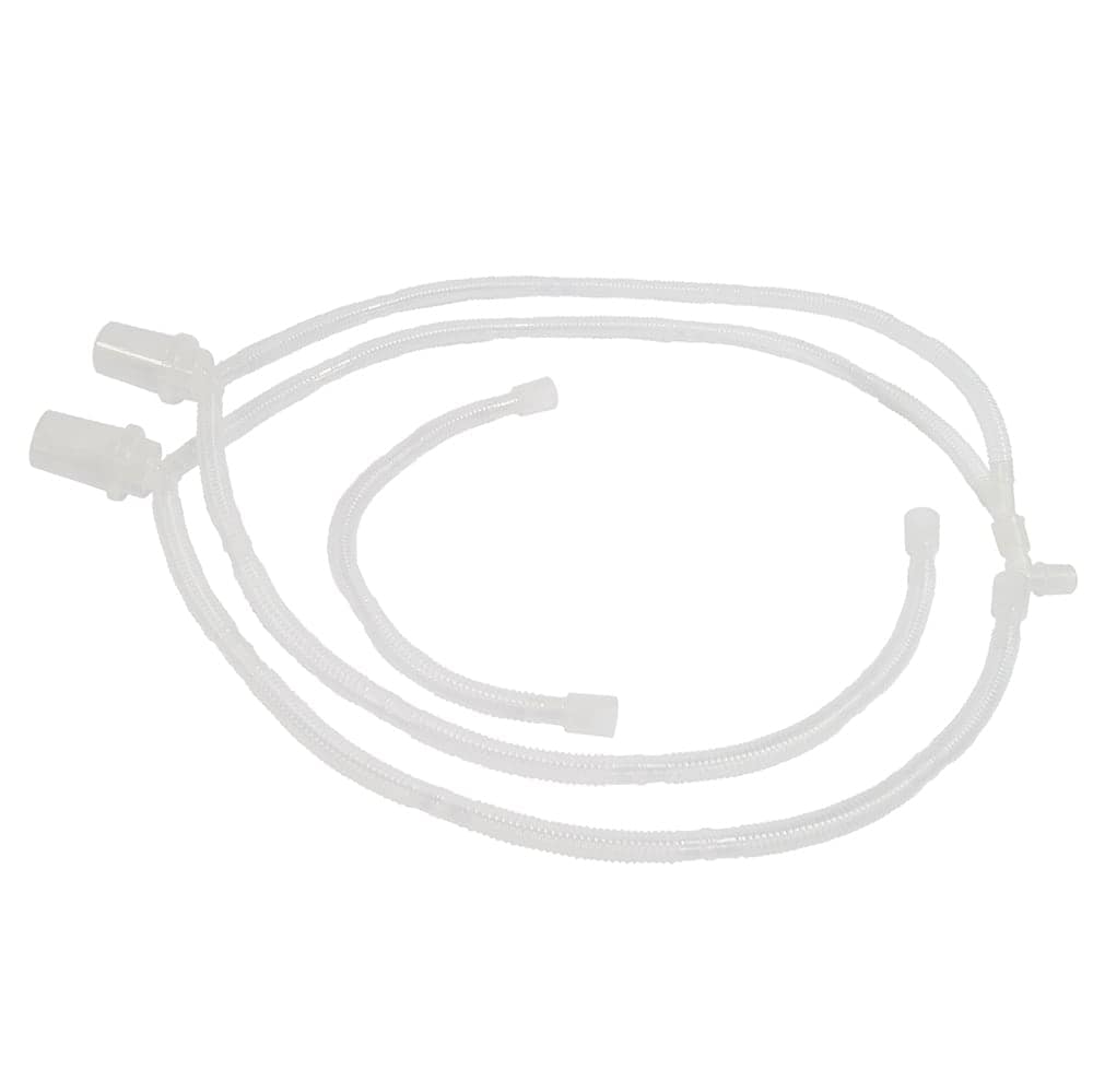 Circuito de ventilación desechable pediátrico con trampas de agua