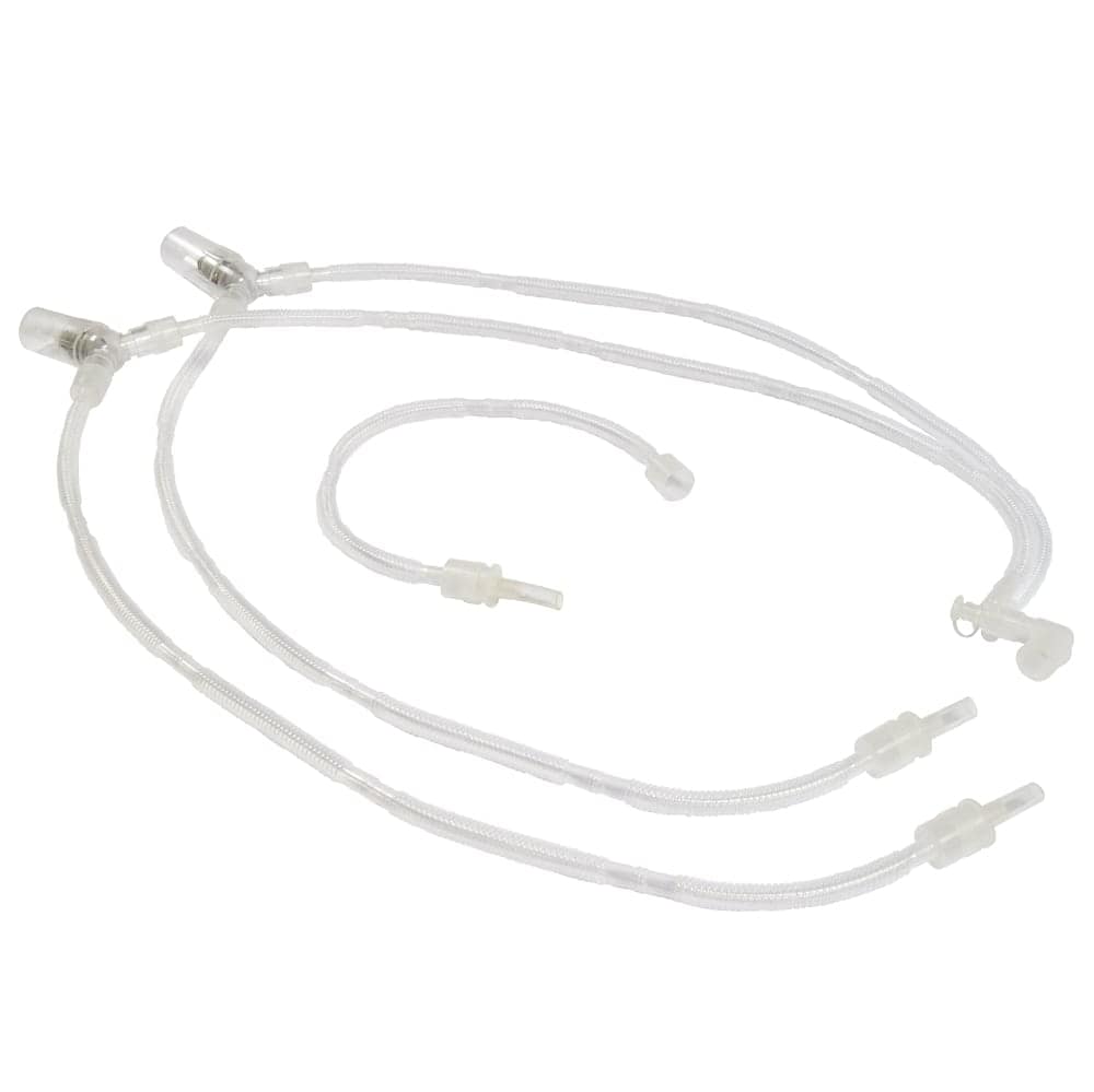 Circuito de ventilación desechable neonatal con trampas de agua