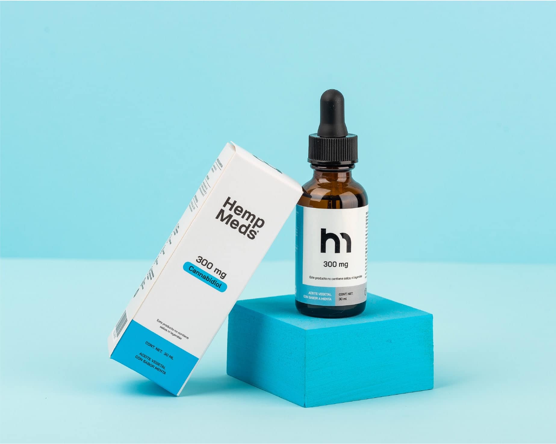 Aceite de cbd wellness con 300mg. 10mg/ml. frasco de 30ml. aceite vegetal con extracto de cannabis sativa l (cañamo) sin thc sabor menta - Image 3