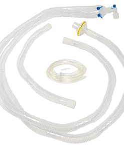 Circuito de ventilación universal adulto desechable con línea y filtro