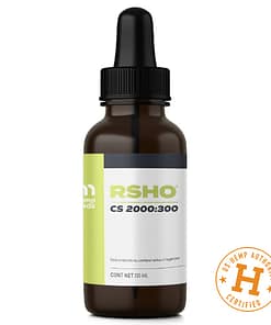 Rsho Cs (Calm Support) 2300mg. 38.3 mg/ml. de cbd + cbn frasco de 60ml. aceite vegetal con extracto de cannabis sativa l (cañamo) sin thc.