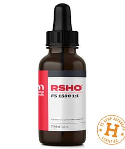 Rsho Fs (Focus Support) 3000mg. 50mg/ml. de cbd + cbg frasco de 60ml. aceite vegetal con extracto de cannabis sativa l (cañamo) sin thc.