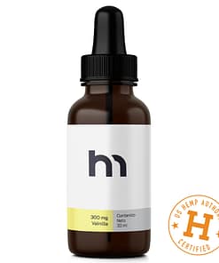 Aceite de cbd wellness con 300mg. 10mg/ml. frasco de 30ml. aceite vegetal con extracto de cannabis sativa l (cañamo) sin thc sabor vainilla