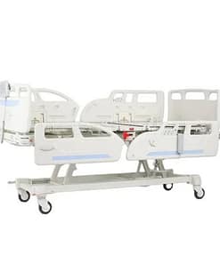 Alternative view of Cama eléctrica para hospitalización 5 funciones con posición de silla cardiaca colchón de 12cm modelo hpm/da-2-a1