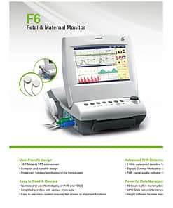 Alternative view of Monitor fetal marca edan modelo f6