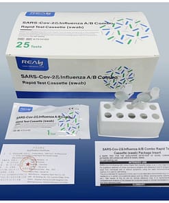 Alternative view of Prueba rápida de antígeno autodiagnóstico sars-cov-2 & influenza a/b combo realy tech 25 test